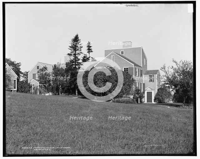 Old Benning Wentworth Mansion, Little Harbor, Portsmouth, N.H., c1901. Creator: Unknown.