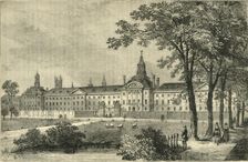 Old Bethlehem Hospital, Moorfields about 1750 (c1872). Creator: Unknown