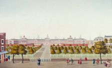 Old Bethlehem Hospital, Moorfields, City of London, 1800. Artist: Anon