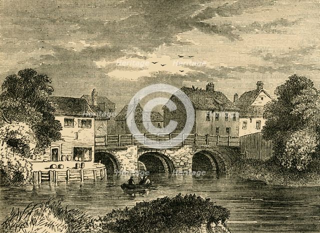 'Old Bow Bridge', c1876. Creator: Unknown.