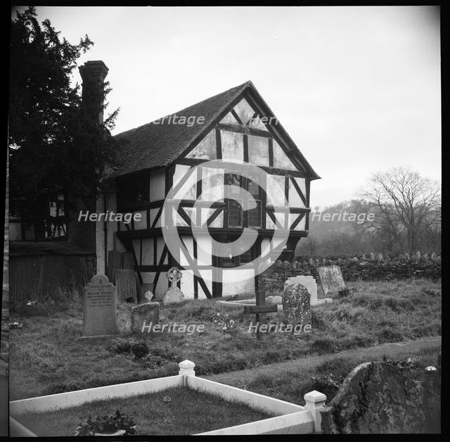 Old Boys' School, Rectory Lane, Cradley, Herefordshire, 1940. Creator: Marjory L Wight.