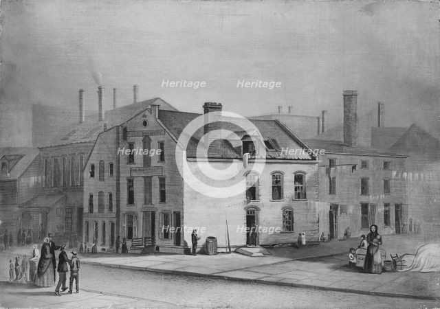 Old Brewery, Five Points Mission, New York, 1870. Creator: F. A. Mead.