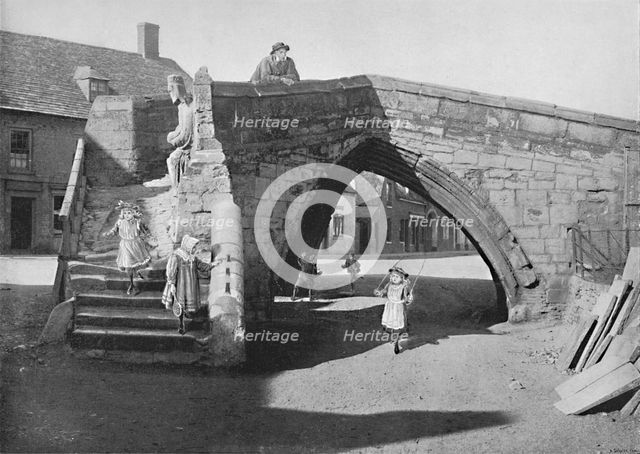 'Old Bridge at Crowland, Lincolnshire', c1896. Artist: GW Wilson and Company.