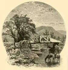 Old Bridge, Blackberry River, near Canaan 1874. Creator: John J. Harley