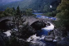 Old Bridge, Invermoriston, Invernessshire, Scotland, 20th century. Artist: CM Dixon