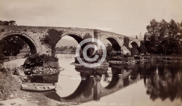 Old Bridge of Forth, Stirling, between 1870 and 1880. Creator: James Valentine.