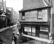 Old Curiosity Shop, London, 1893.Artist: John L Stoddard