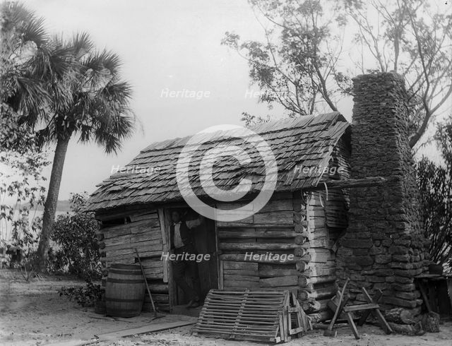 Old cabin at Turkey Creek, between 1880 and 1899. Creator: Unknown.