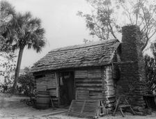 Old cabin at Turkey Creek, between 1880 and 1899. Creator: Unknown