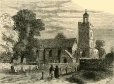 Old Camberwell Church in 1750 (c1878). Creator: Unknown