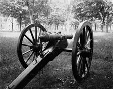 Old cannon captured from French, U.S. Arsenal, Springfield, Mass., c1905. Creator: Unknown