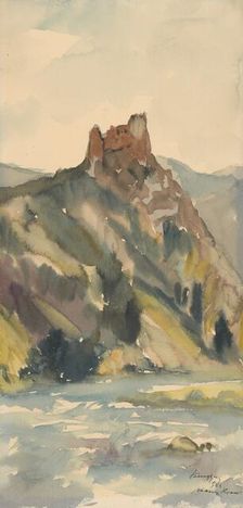 Old castle, 1933. Creator: Zolo Palugyay