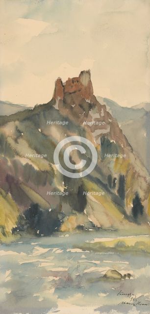 Old castle, 1933. Creator: Zolo Palugyay.