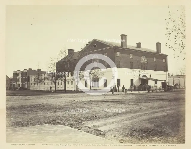 Old Capitol Prison, Washington, 1861/65. Creator: William R. Pywell.
