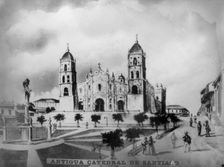 Old Cathedral of Santiago de Cuba, (1523), 1920s