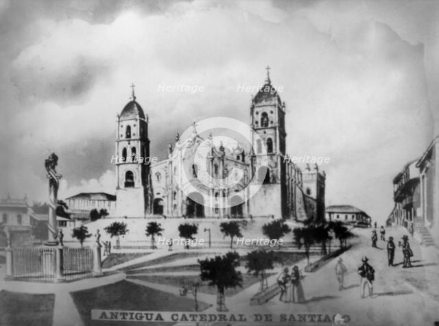 Old Cathedral of Santiago de Cuba, (1523), 1920s. Artist: Unknown