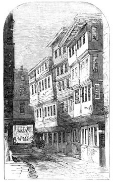 Old Chambers in Middle-Temple-Lane, 1857. Creator: Unknown