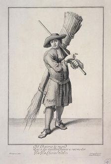 Old Chaires to mend Cries of London, (1688?). Artist: Anon