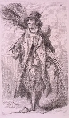 Old Chairs to mend Cries of London, 1819. Artist: John Thomas Smith
