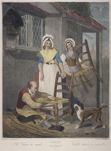 Old Chairs to mend Cries of London, c1870. Artist: Anon