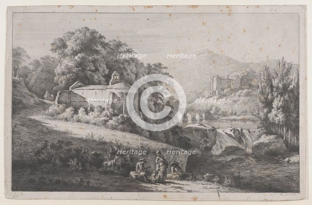 Old Chapel at Châtillon-d'Azergues, 1799. Creator: Jean-Jacques de Boissieu.