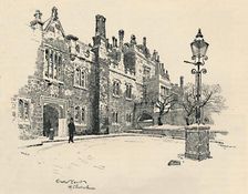 Old Charterhouse: The Master's Court 1886. Artist: Joseph Pennell