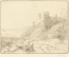 Old Chateau (Un vieux chateau). Creator: Alphonse Legros