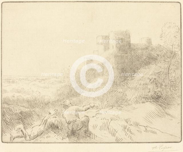 Old Chateau (Un vieux chateau). Creator: Alphonse Legros.