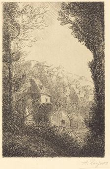 Old Chateau (Un vieux chateau). Creator: Alphonse Legros