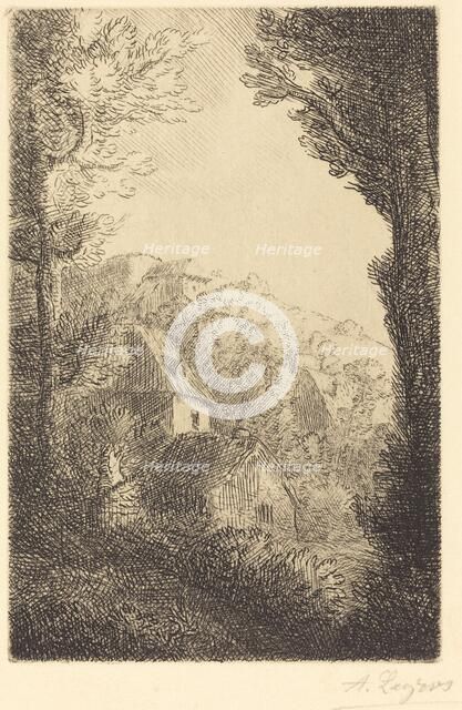 Old Chateau (Un vieux chateau). Creator: Alphonse Legros.