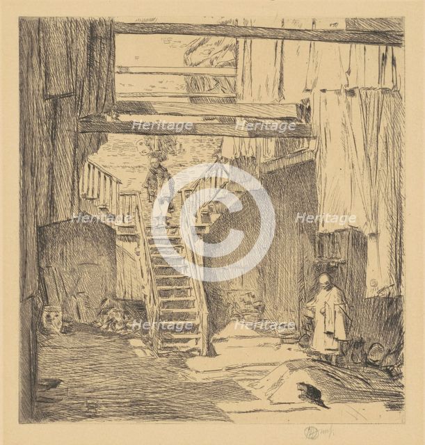 Old Chinatown, San Francisco, 1904. Creator: Frederick Childe Hassam.