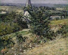 Old Church at Giverny, 1891. Creator: Theodore Robinson
