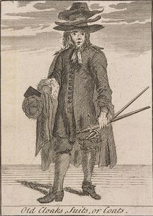 Old Cloaks, Suits, or Coats Cries of London, (c1688?). Artist: Anon