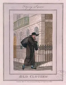Old Clothes! Cries of London, 1804. Artist: Anon