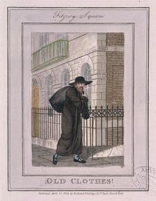 Old Clothes! Cries of London, 1804. Artist: Anon