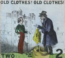 Old Clothes! Old Clothes! Cries of London, c1840. Artist: TH Jones