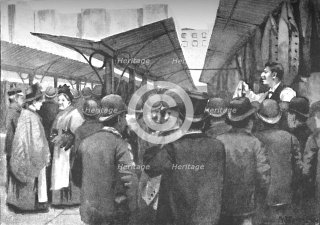 'Old Clothes Market, Houndsditch', 1891. Creator: William Luker.