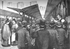 Old Clothes Market, Houndsditch 1891. Creator: William Luker