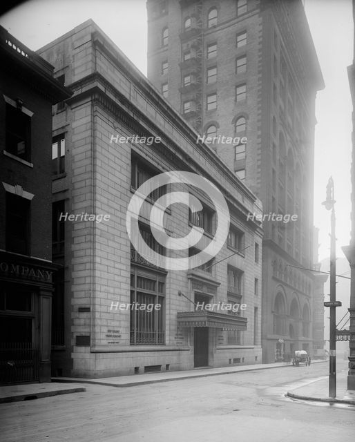 Old Colony Trust Company, main office, Court Street, Boston, Mass., (1913?). Creator: Unknown.