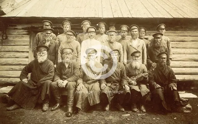 Old Cossacks, 1909. Creator: Nikolai Georgievich Katanaev.