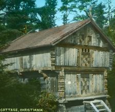 Old cottage, Christiania, (Oslo), Norway, late 19th-early 20th century. Creator: Unknown