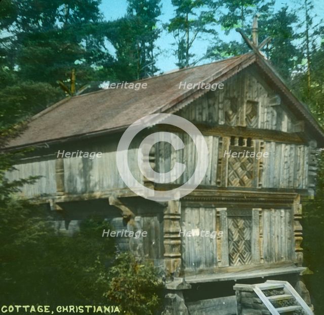 Old cottage, Christiania, (Oslo), Norway, late 19th-early 20th century.  Creator: Unknown.