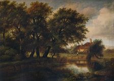 Old Cottages on the Brent, looking towards Harrow 1830. Artist: Patrick Nasmyth