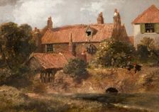 Old Cottages At Lewisham, 1876. Creator: Sir John Gilbert