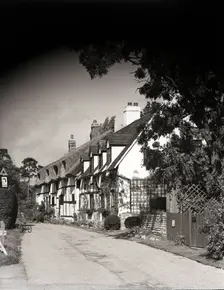 Old cottages, Shottery, Stratford-upon-Avon, Warwickshire, c1955. Creator: Arthur Charles Kirby Ware