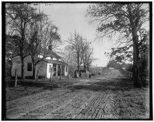 Old country road, Far Hills, N.J., c1900. Creator: Unknown