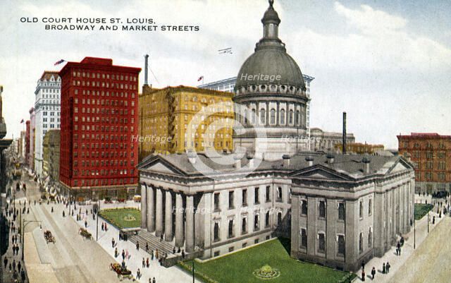 Old Court House, St Louis, Missouri, USA, 1910. Artist: Unknown
