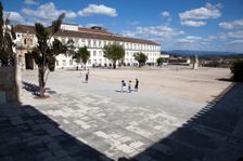 Old courtyard of the University of Coimbra, Portugal, 2009. Creator: Samuel Magal