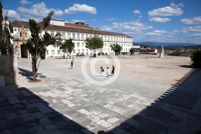 Old courtyard of the University of Coimbra, Portugal, 2009. Creator: Samuel Magal.