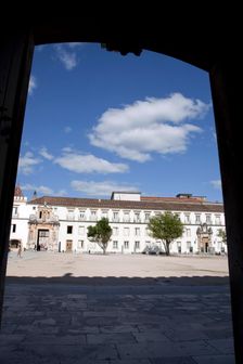 Old courtyard of the University of Coimbra, Portugal, 2009. Creator: Samuel Magal